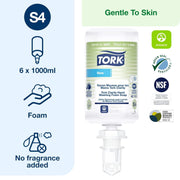 Clarity Hand Soap Foam S by Tork – 0.17 Fl Oz (Pack of 6), colorless, Pack of 6, Model 401800