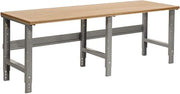 Global Industrial Extra Long Adjustable Height Workbench, 96"W x 36"D