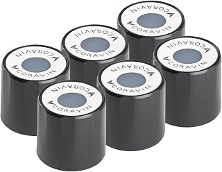 Screw Caps - Pack of 6 - Accessory for Coravin Timeless Wine by the Glass Systems and Wine Savers