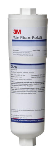 CFS717 In-Line Beverage Filter Cartridge by 3M – 1500 gallons, Activated Carbon, Polypropylene, White, Model 5560215