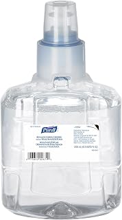 PURELL Advanced Green Certified Hand Sanitizer Refill, 1200mL, FragFree, 2/Carton