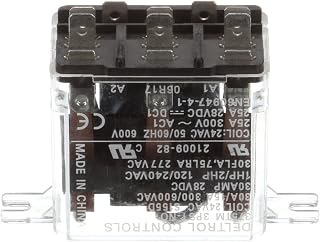 Lang 2E-30700-17 Contactor, 3 Pole, 30A, 24 VAC, 9" Height, 6" Width, 5" Length