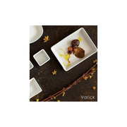 Cafe Porcelain 12" Square Plate - 12 / CS by Steelite – Large, Porcelain, White, Model 6900E537