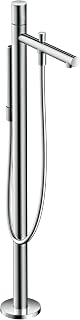 hansgrohe Wannenmischer Axor Uno Fertigset Zerogriff zur Bodenmontage Chrom, 45416000
