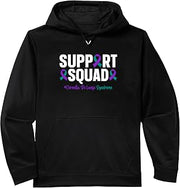 Support Squad Cornelia De Lange Syndrome Awareness Performance Hoodie