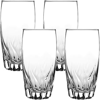 Anchor Hocking Central Park Drinking Glasses (4-Pieces, 16-ounce, dishwasher safe)