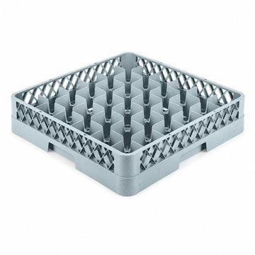 36-Compartment Gray Full-Size Glass Rack by Glownary – Plastic, Gray, Model 274rk36