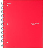 Wirebound Notebook by Five Star – 4 Pack, Assorted, Pack of 4, Model 06206