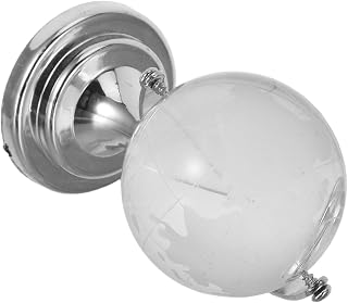 Generic Rotatable Mini Glass Globe Desktop Ornament with World Map Sphere, Interactive Learning for Office and Bookshelf Decoration, Modern and Refined Design