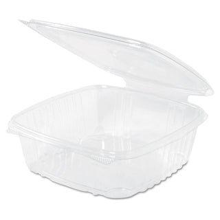 Genpak AD48-, 48 oz. Hinged Deli, 8 x 8.5 x 2.5, Clear, 200 ct