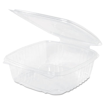 Genpak AD48-, 48 oz. Hinged Deli, 8 x 8.5 x 2.5, Clear, 200 ct