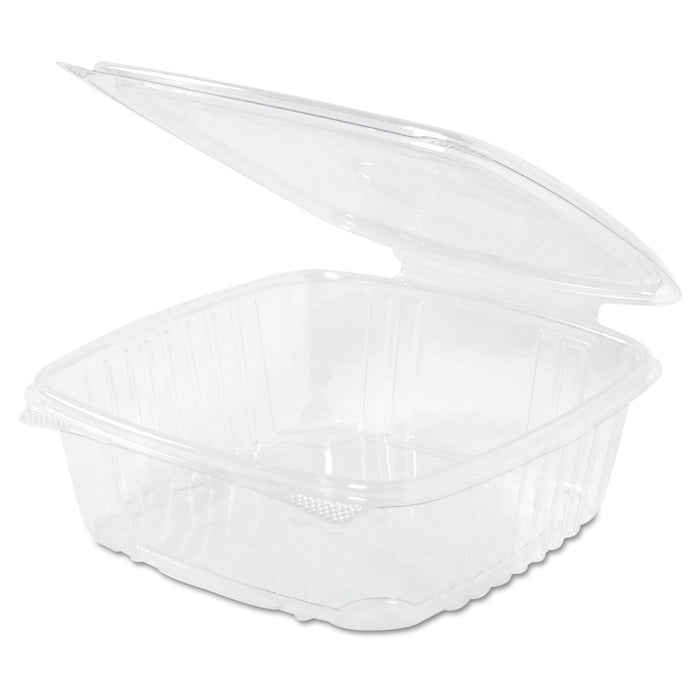 Genpak AD48-, 48 oz. Hinged Deli, 8 x 8.5 x 2.5, Clear, 200 ct