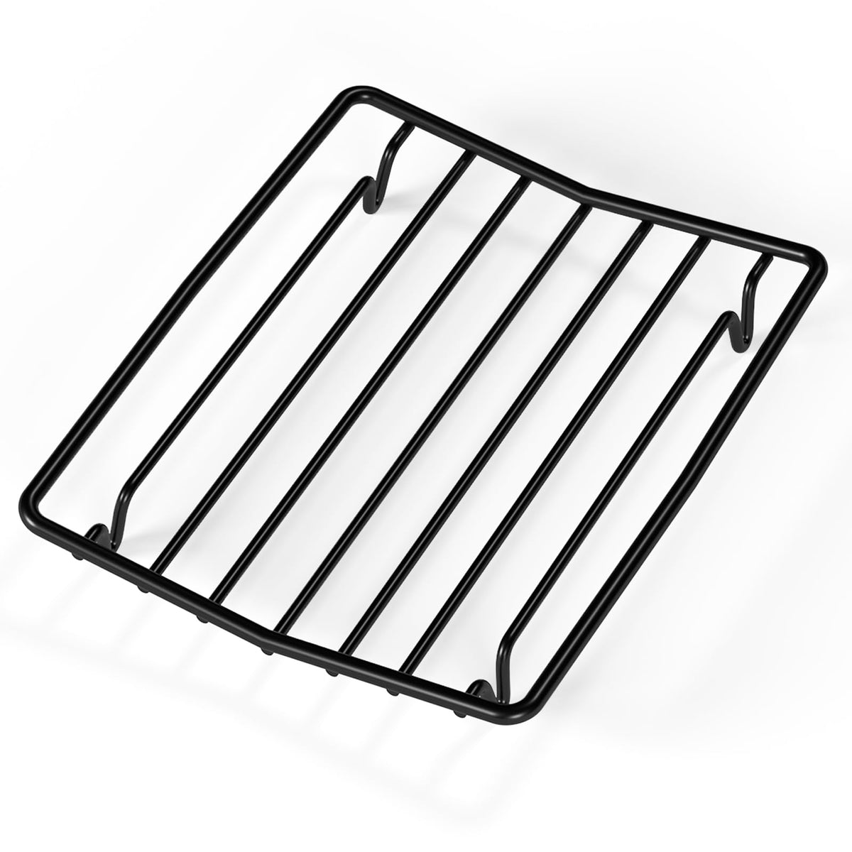 TreeLen V Shape Roasting Rack, Non-Stick Wire, 10 x 8 Inch, Black
