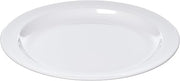 10" White Round Melamine Plate (Set of 12) by Winco – 10", Melamine, White, Model MMPR-10W