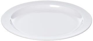 10" White Round Melamine Plate (Set of 12) by Winco – 10", Melamine, White, Model MMPR-10W