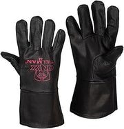 Tillman 44 Onyx 100% Top Grain Black Kidskin TIG Welding Gloves, Small