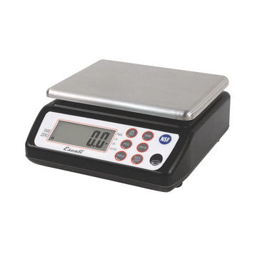 Digital Kitchen Scale 33 lb Capacity Square by San Jamar – 3.75 inches, Plastic, Stainless, Model SCDG33BK