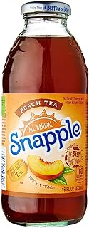 Snapple Peach Tea, 16 fl oz recycled plastic bottle