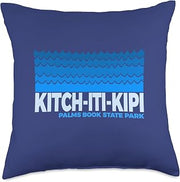 Kitch-Iti-Kipi MI - Kitch-Iti-Kipi Palms Book Park Michigan Throw Pillow