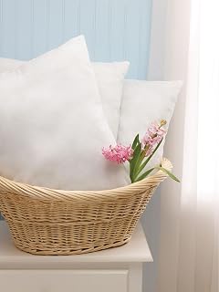 Medline Disposable Pillow, Medium-Weight, Poly Bag, 18 Inches x 24 Inches