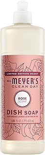 Mrs. MEYER'S CLEAN DAY Liquid Dish Soap, Rose, 16 fl. oz