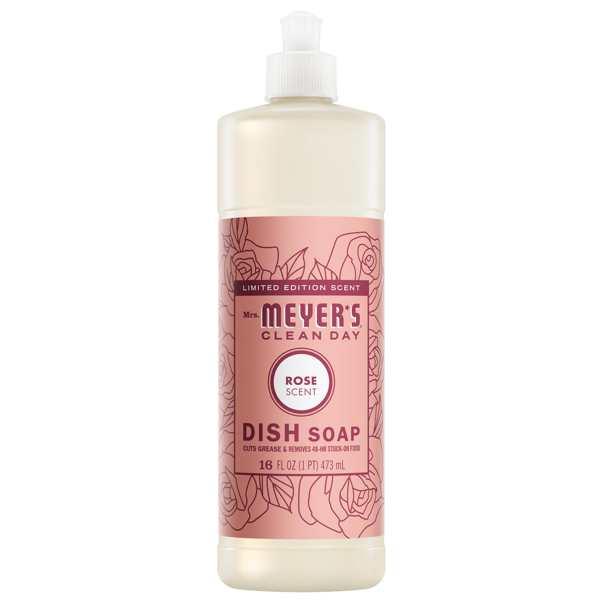 CLEAN DAY Liquid Dish Soap by Mrs. MEYER'S – 16 Fl Oz (Pack of 1), Model 316558