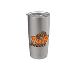 Trevor Browne Bruins Stainless Steel Insulated Tumbler by Trevor Browne High School, Phoenix, AZ 85033 – 20 Ounces, 20 fluid_ounces, Model C3ZF96E5Z0JUSbrushed_steel