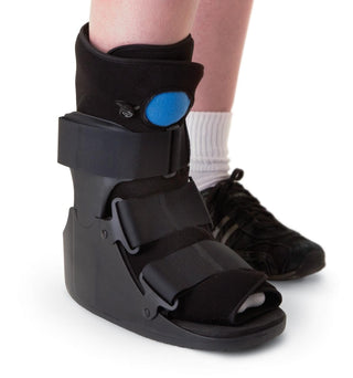 Deluxe Pneumatic Ankle Walkers by Medline – Black, Model ORT28620M