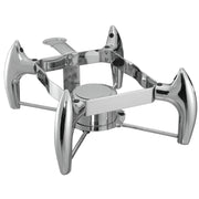 Chafer Frame Half Size Stainless Steel Contemporary - 16 1/2" L x 11 1/2" W x 6 1/2" H by HUBERT – Stainless Steel, Silver, Model 1021F