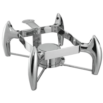 Chafer Frame Half Size Stainless Steel Contemporary - 16 1/2" L x 11 1/2" W x 6 1/2" H by HUBERT – Stainless Steel, Silver, Model 1021F