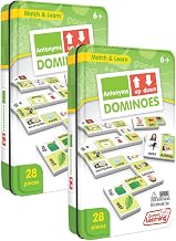 Junior Learning Antonyms Match & Learn Dominoes - Educational Set - Pack of 2