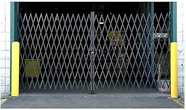 Global Industrial 10'W Double Folding Security Gate, 5'H