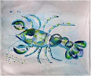 Betsy Drake Blue Crayfish Throw