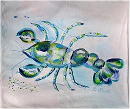 Betsy Drake Blue Crayfish Throw