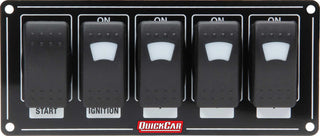 Ignition Panel by QuickCar Racing Products – Stock, Metal, Black, Model 52-866