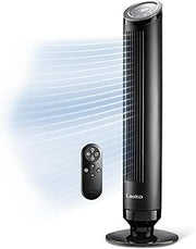 Lasko Ascend Quiet 29 dBA Tower Fan with Remote - 36" - OST100 - Black