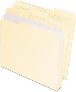 Pendaflex Double Stuff File Folders, Letter Size, Manila, 1/3 Cut, 50/BX (54459EE)