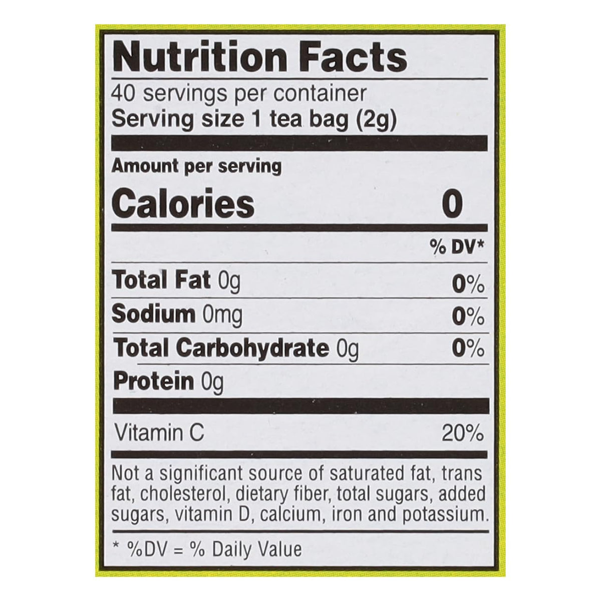 Celestial Seasonings Authentic Green Tea / 40 Count (Pack of 6) / Authentic Tea Samplers