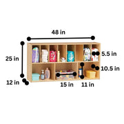 Diaper Organizer by Jonti-Craft – 1 count (pack of 1), Wood, Gray,red,black, Model 5141JC