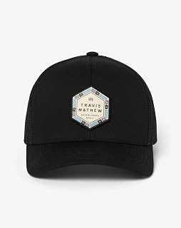 TravisMathew Men's Cabana Patch Hat One Size, Black