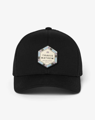 Men's Cabana Patch Hat One Size by TravisMathew – Black, Model A46757