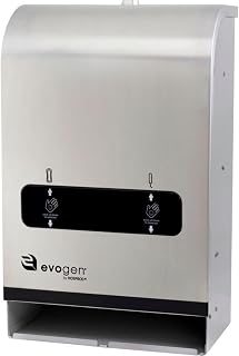 Hospeco EVOGEN EVNT4 MINI NO TOUCH DUAL VENDOR, FREE, STAINLESS