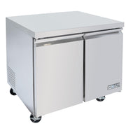 36 1/4" Undercounter Refrigerator by MOTAK – 38.98x32.68x38.58, In Description, Check Images, Model MUR-36-X