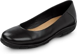 SR Max Womens Black Asheville MaxTrax Soft Toe SRO Slip-On Shoe