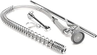T&S Brass B-2250-B Pre-Rinse Assembly 44" Stainless Steel Hose Self-Closing Squeeze Valve Wall Bracket