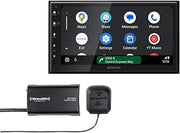 Kenwood DMX50S 6.8" Capacitive Touchscreen Digital Multimedia Receiver | Plus SiriusXM SXV300v1 Connect Vehicle Tuner Kit