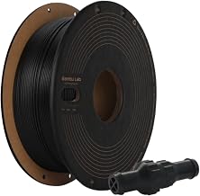 PPS-CF 3D Printer Filament for Bambu Lab 3D Printers, 1.75mm +/- 0.05mm High-Performance PPS (Polyphenylene sulfide) with Carbon Fiber 0.75Kg (1.65lbs) Spool for 3D Printers