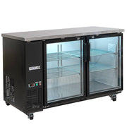 58 7/8" Bar Refrigerator by MOTAK – 61.22x30.51x41.73, In Description, Check Images, Model MBB-2D-60-G-X