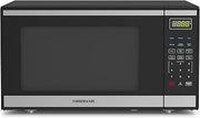 Farberware 1.6 Cu. Ft. Countertop Microwave Oven – 1100 Watts Power, Auto Cook Settings, Defrost, Easy Clean and Child Safety Lock - Stainless