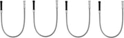 T&S Brass 5HSE44 Hose with 44 Flex Stainless Steel and Black Handle (Pack of 4)